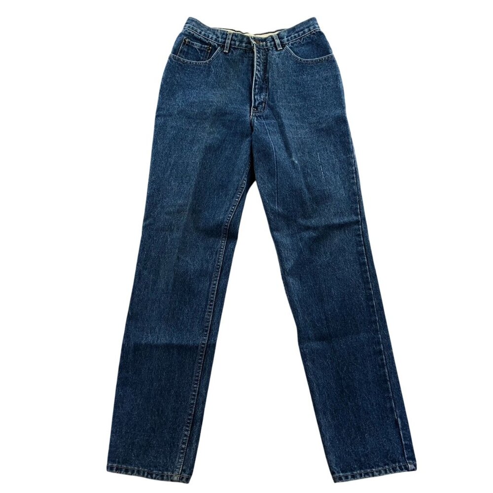 Vintage Coca-Cola Womens Jeans Size 10 Blue Denim Cotton Straight Leg Mid Rise